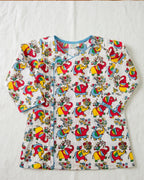 Elephant Print Cotton Kurta for Boys