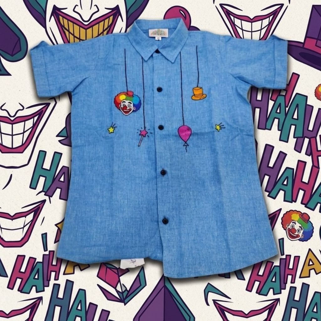 Joker Hand embroidered Shirt for Boys