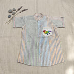 Dinosaur Hand embroidered Shirt for Boys