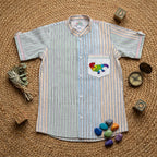 Dinosaur Hand embroidered Shirt for Boys