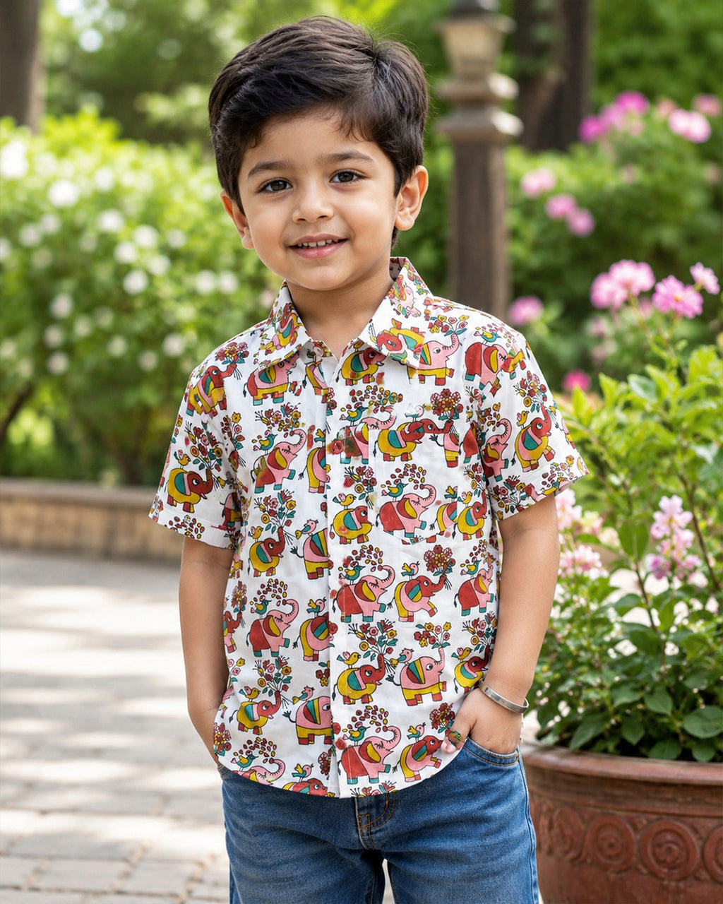 Happy Hathi Printed Apparel for Boys and Girls