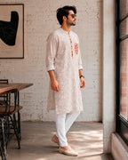 Pixelated Stamp Urban Kurta