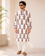 Ajrakh Anchor Kurta