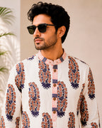 Ajrakh Anchor Kurta