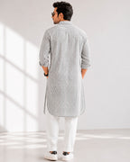 Retro Bike and Kantha Motif Urban Wear Kurta