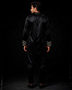 Zed Black Zardozi Zenith Kurta
