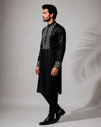 Zed Black Zardozi Zenith Kurta