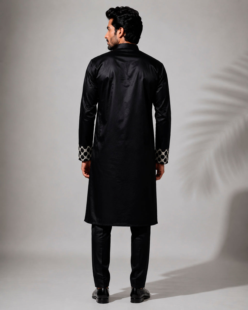 Zed Black Zardozi Zenith Kurta