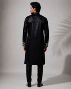 Zed Black Zardozi Zenith Kurta
