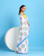 Phoolrekha Block Printed Saree
