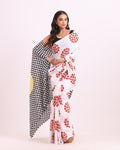 Gul Shatranj Block Printed Saree
