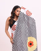 Gul Shatranj Block Printed Saree