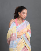 Rang Tarang Block Printed Saree