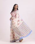 Gulnaar Block Printed Saree