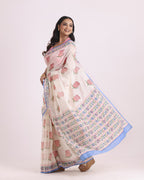 Gulnaar Block Printed Saree
