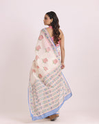 Gulnaar Block Printed Saree