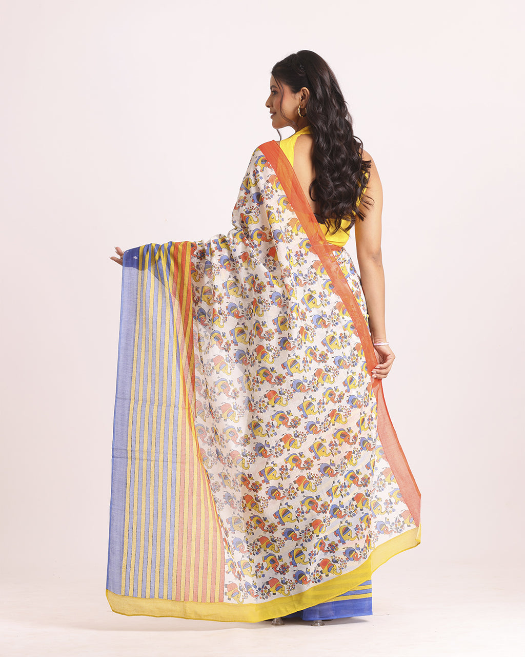 Rangrez Block Printed Saree