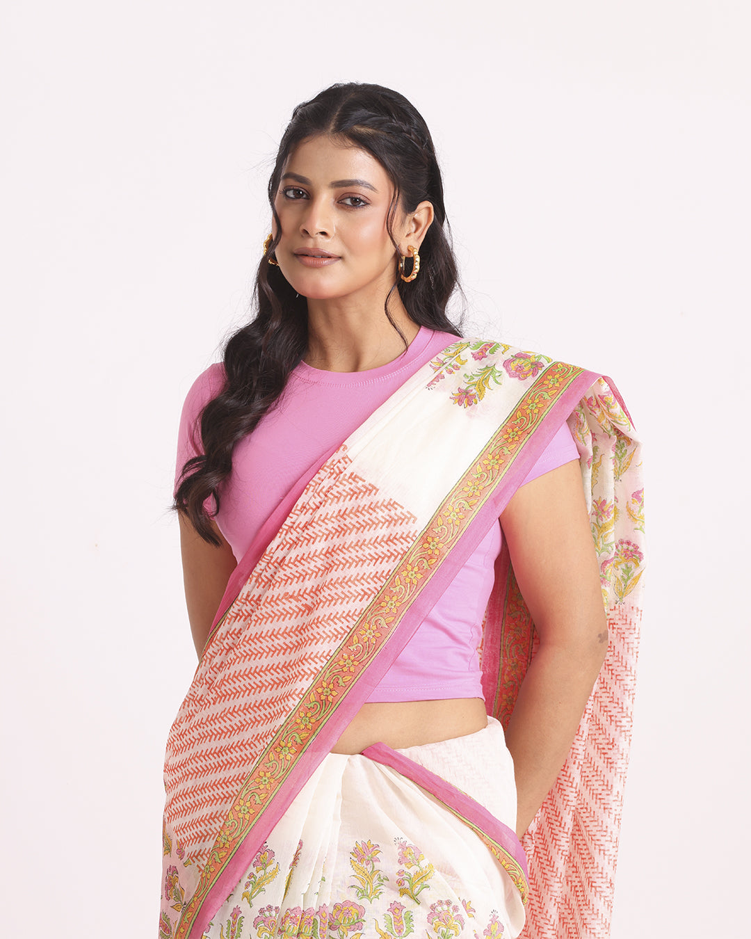 Vasantika Block Printed Saree