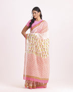 Vasantika Block Printed Saree