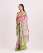 Rangmohini Block Printed Saree