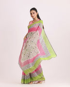 Rangmohini Block Printed Saree