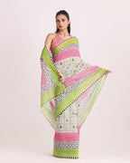 Rangmohini Block Printed Saree
