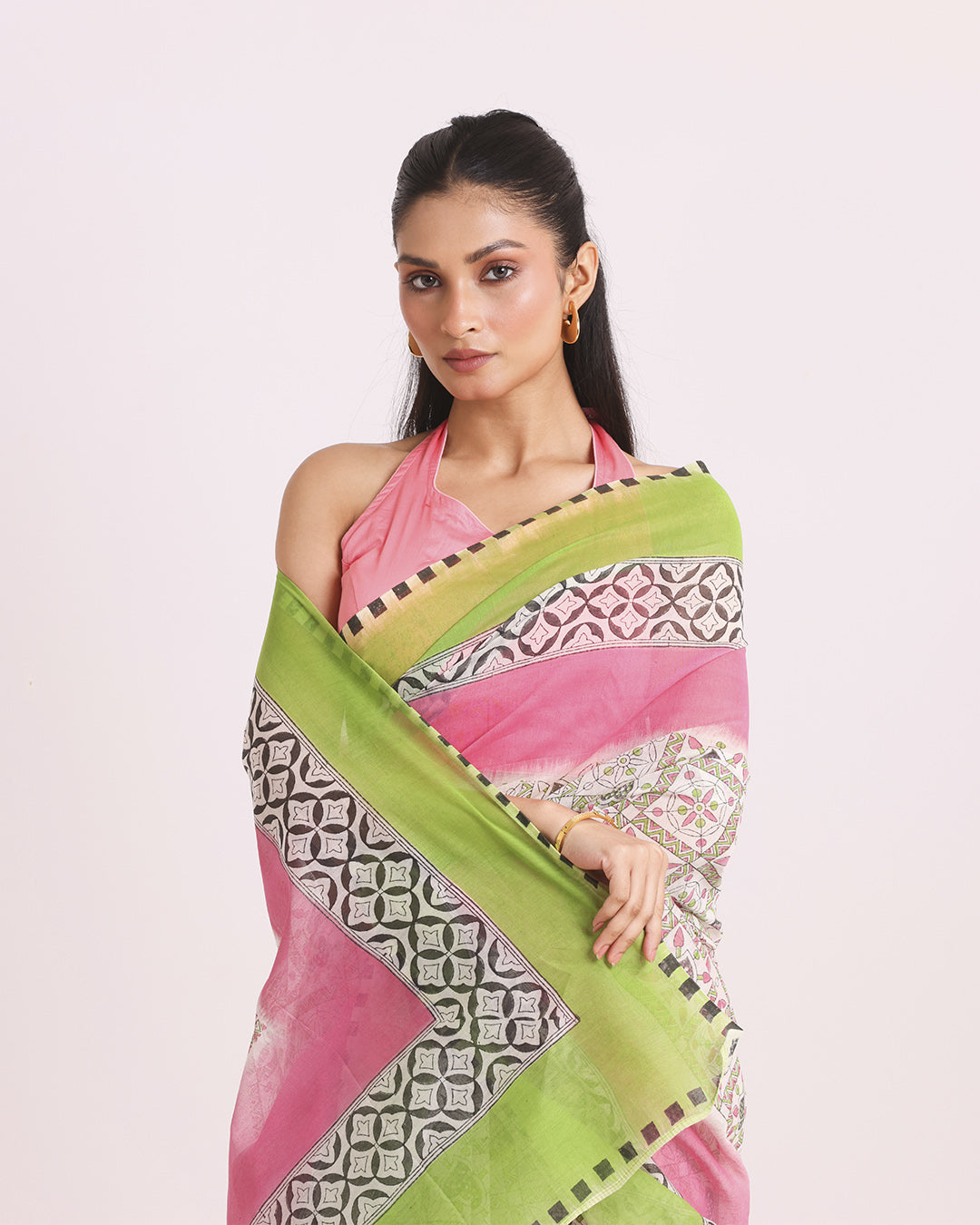 Rangmohini Block Printed Saree