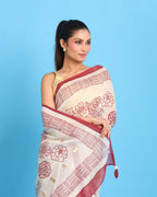 Raktima Block Printed Saree