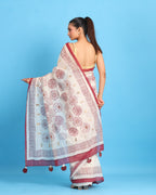 Raktima Block Printed Saree