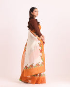 Kesar Kusum Block Printed Saree