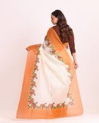 Kesar Kusum Block Printed Saree