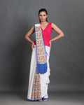Neel Angan Block Printed Saree