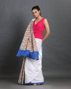 Neel Angan Block Printed Saree