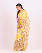 Aabha Block Printed Saree