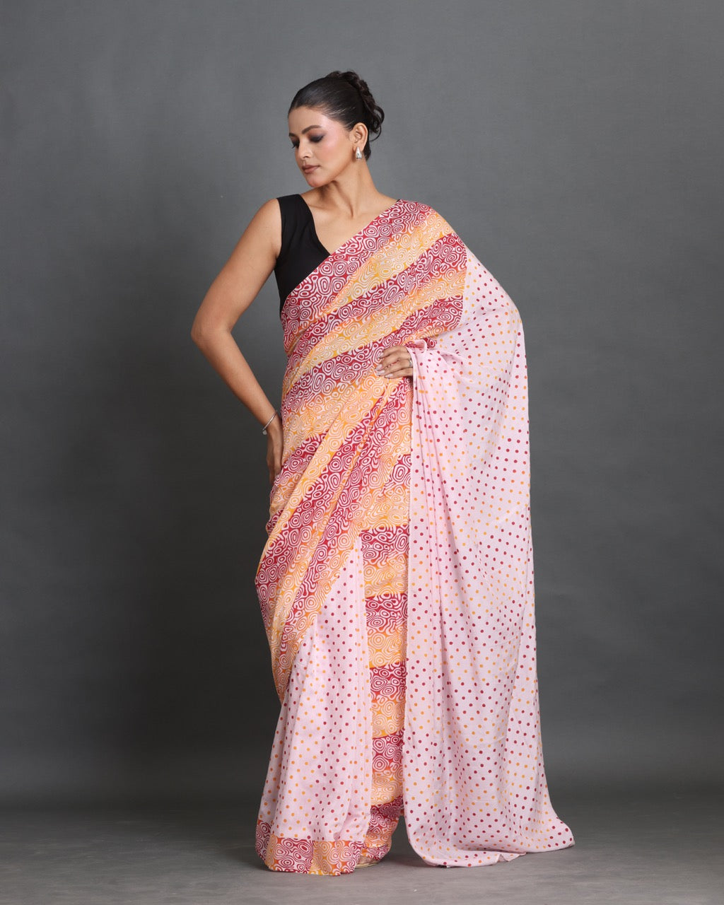 Rangrez Block Printed Saree
