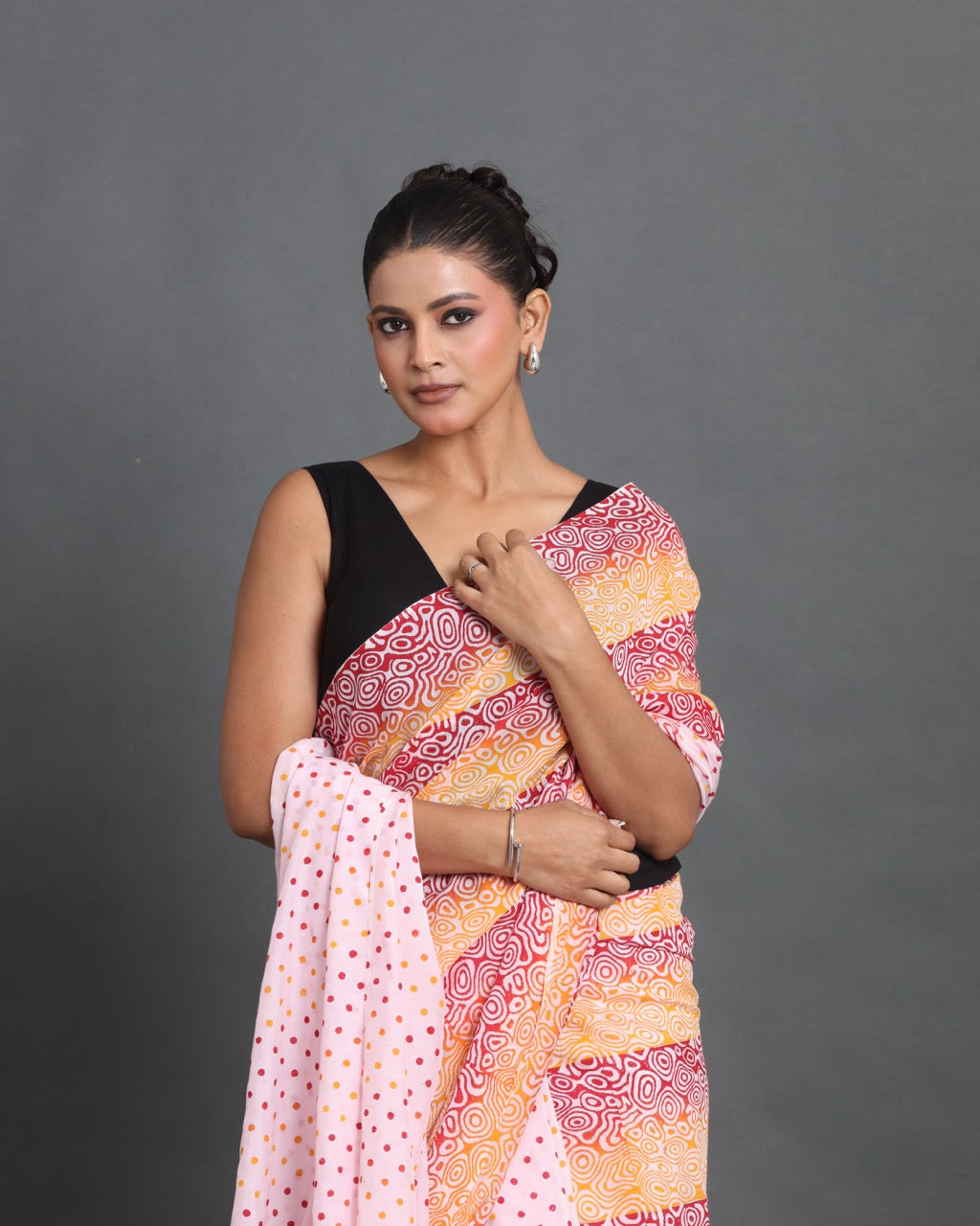 Rangrez Block Printed Saree