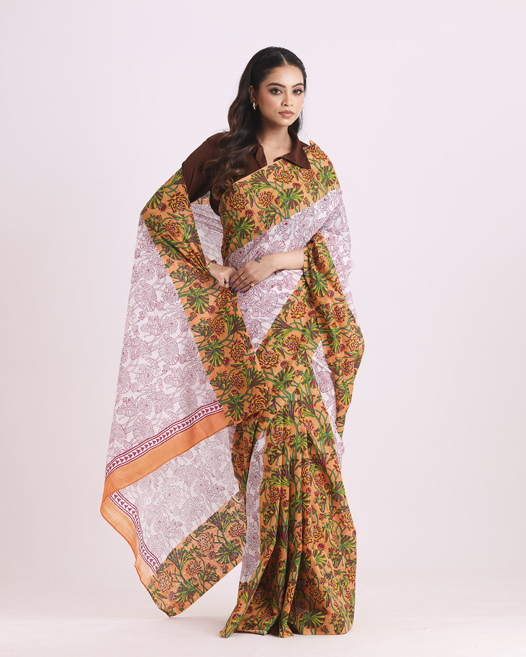 Palashini Block Printed Saree