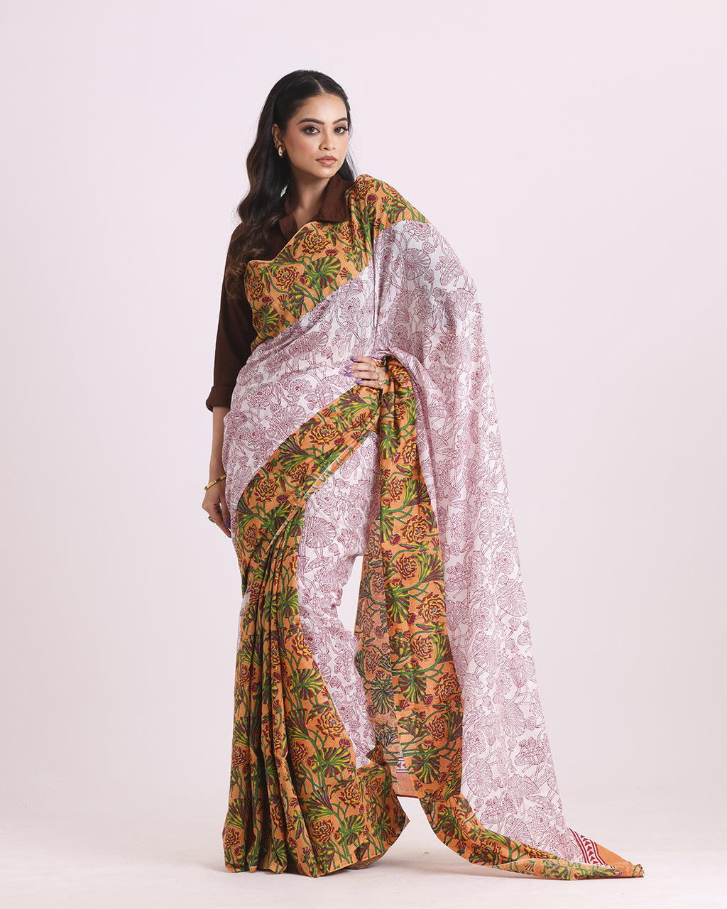 Palashini Block Printed Saree