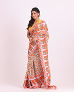 Kusum Block Printed Saree