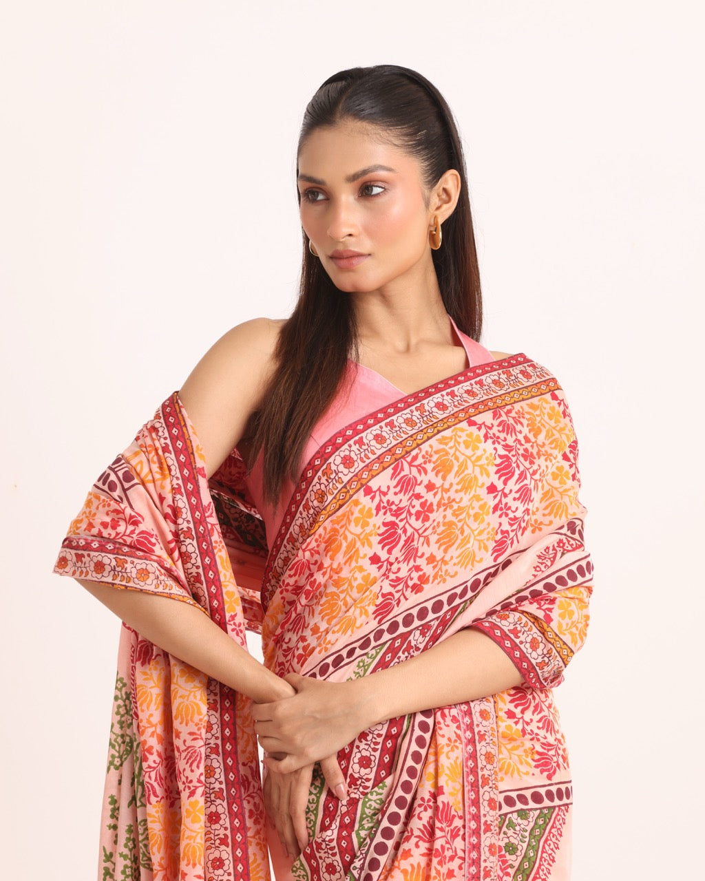 Anuraga Block Printed Saree