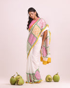 Kusum Vani Block Printed Saree
