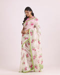 Gulab Lata Block Printed Saree