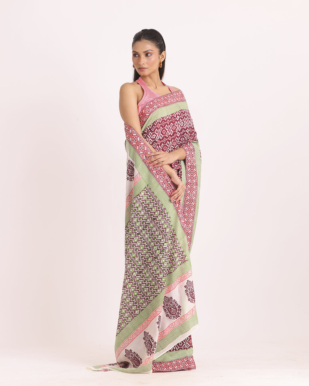 Kashvi Block Printed Saree
