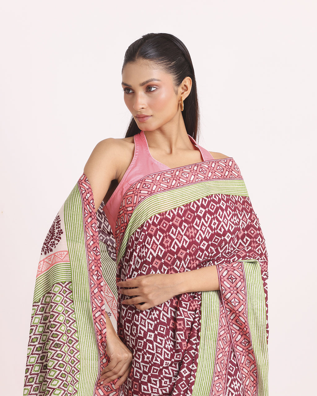 Kashvi Block Printed Saree