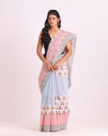 Gajraaga Block Printed Saree