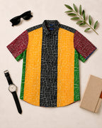 Quad Colour Mosaic Shirt