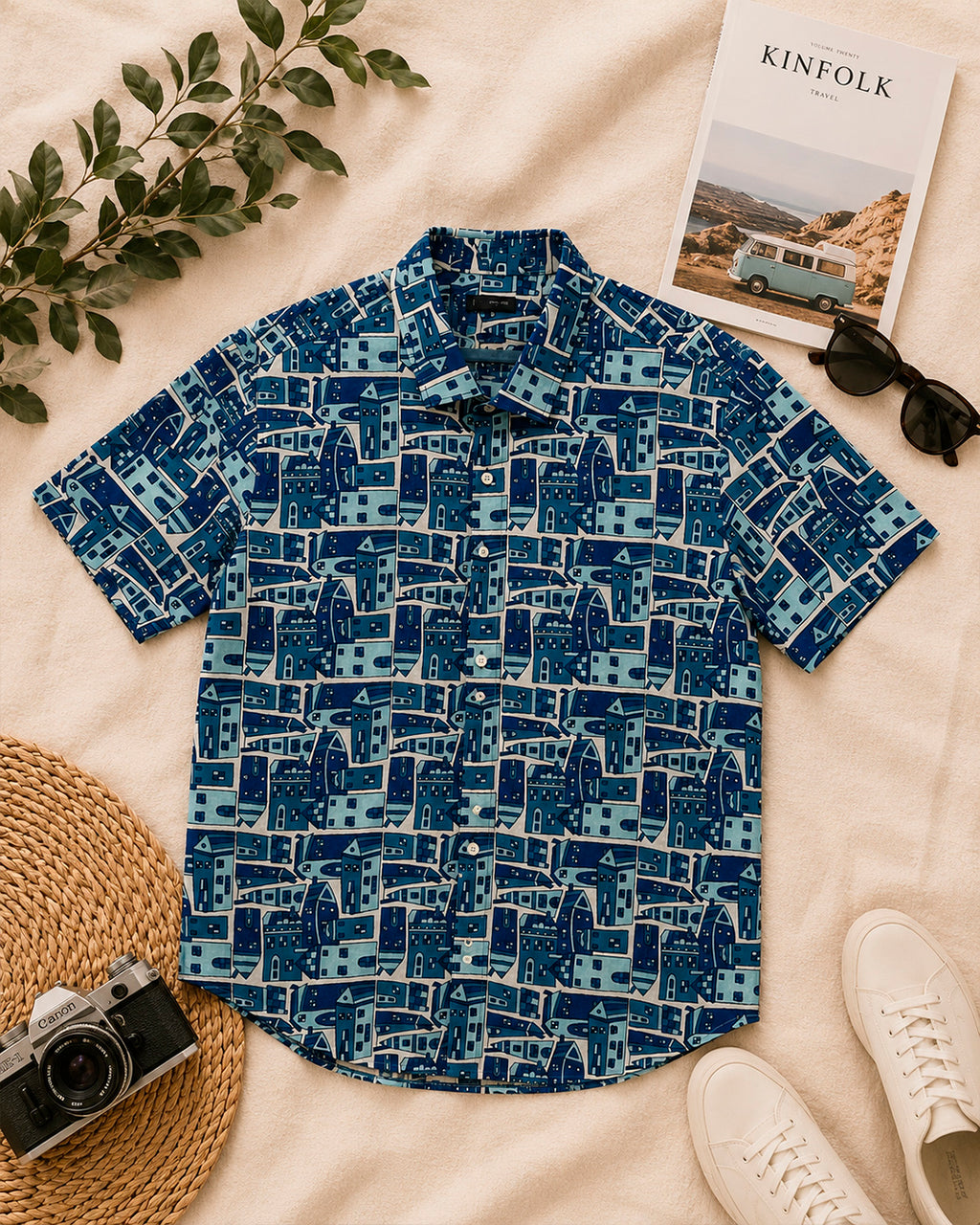 Blue Hut Printed Shirt