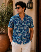 Blue Hut Printed Shirt