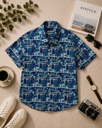 Blue Hut Printed Shirt