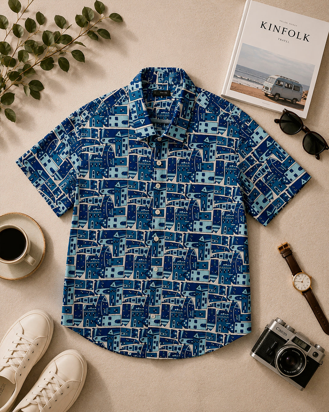 Blue Hut Printed Shirt